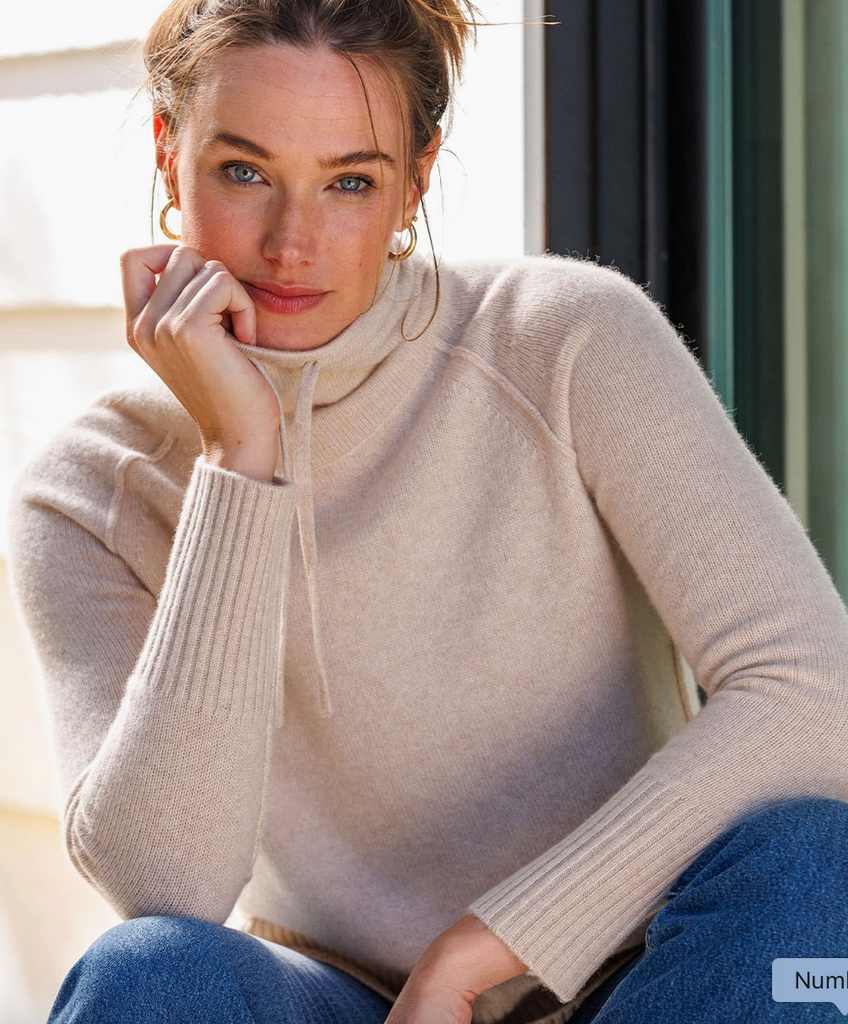 Pura Cashmere - Drawstring Funnel