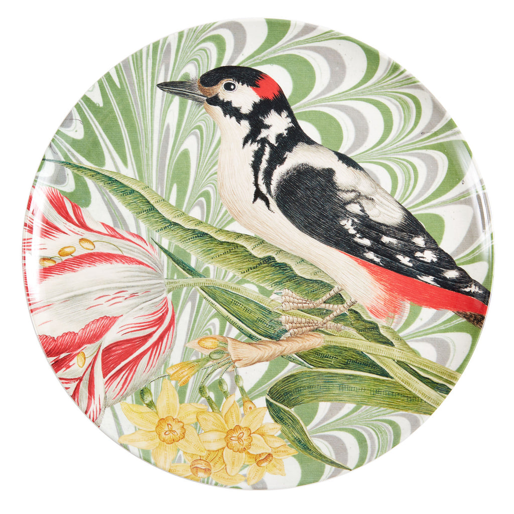 Thomas Paul - Flora & Fauna Dinner Plates, Set of 4, Melamine