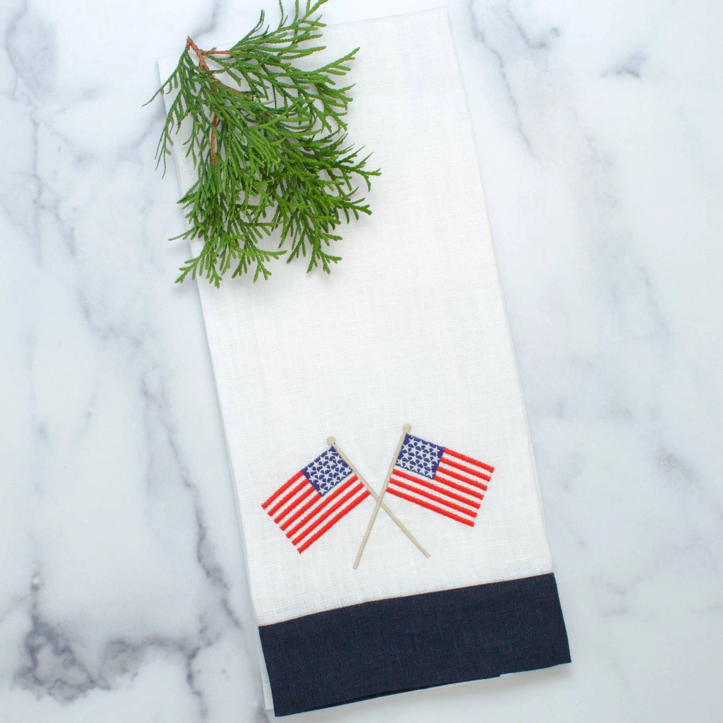 Linen Towel-Arte Italica and Crown Linen Designs