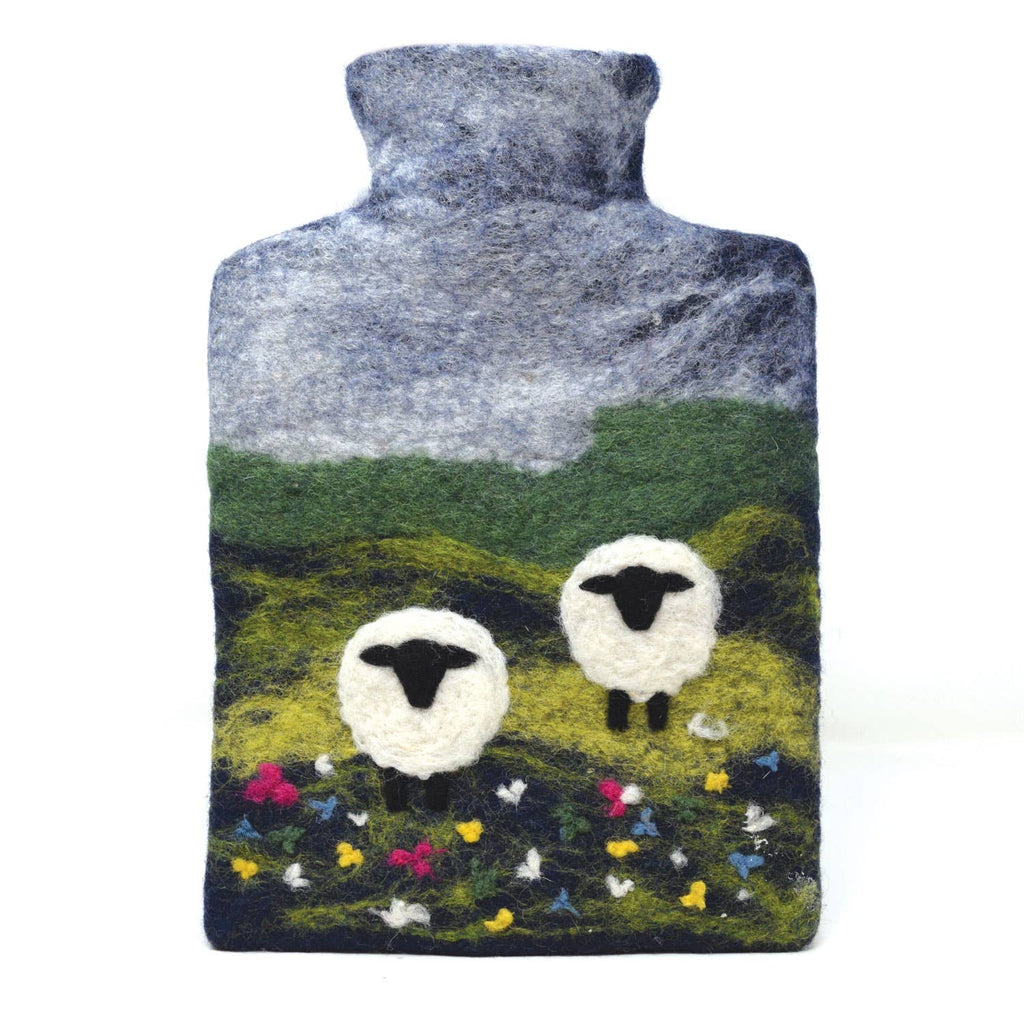 Sheep Felt Hot Water Bottles - Fair Trade