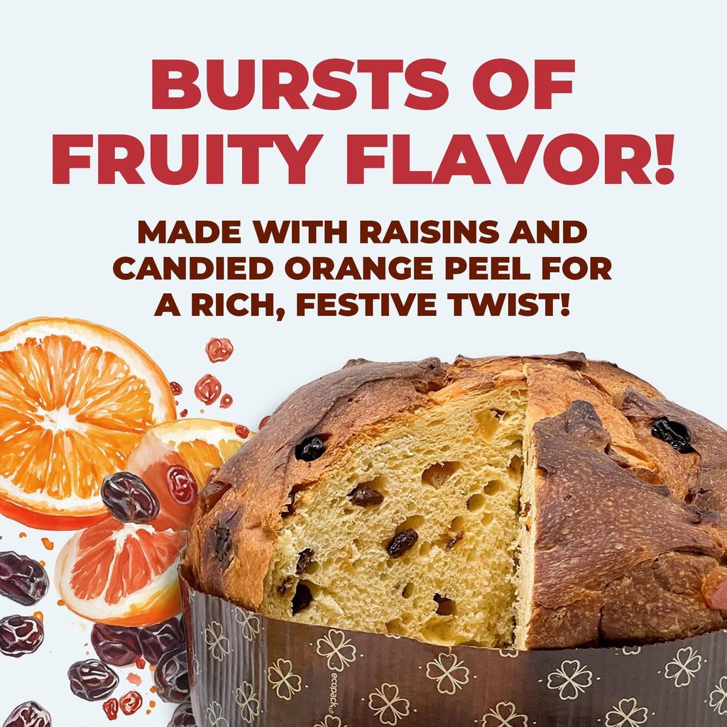 Food To Live - Vergani Classic Milan Panettone -750g (1.65 lb)