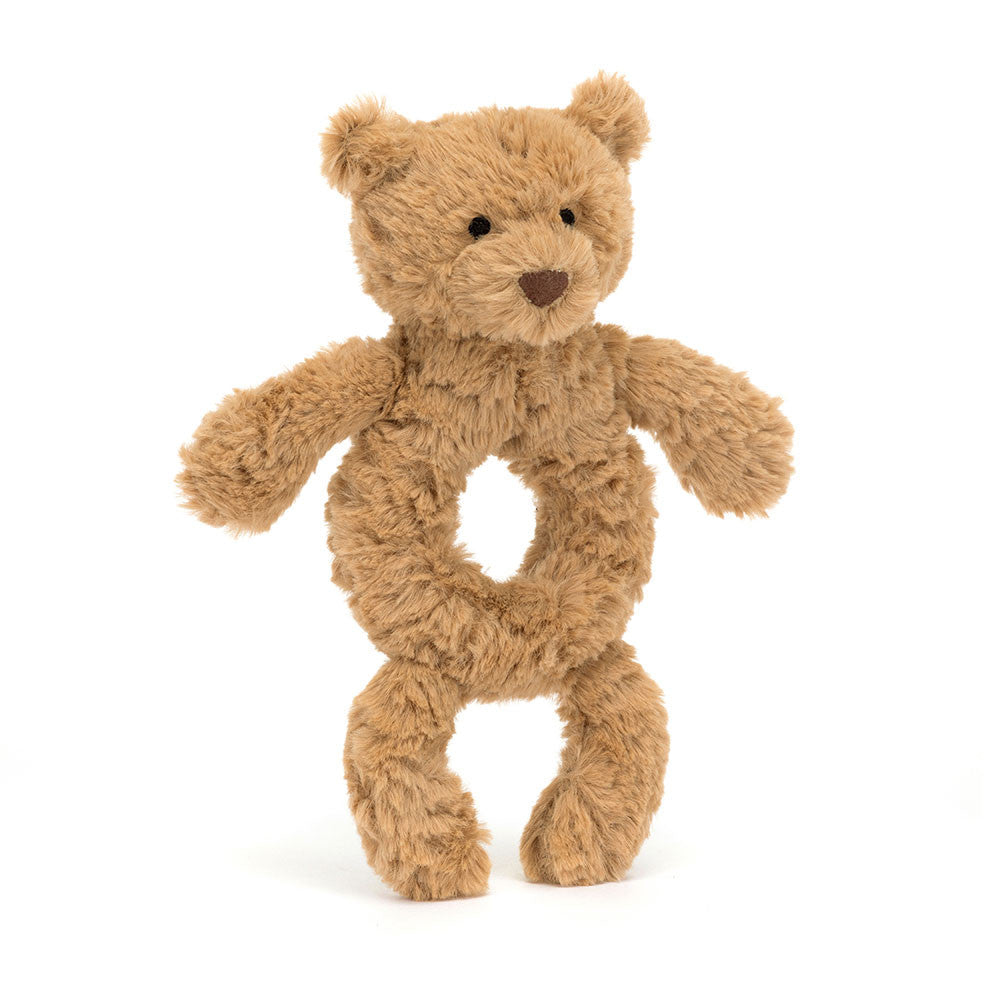 Jellycat I am Bartholomew Bear Ring Rattle