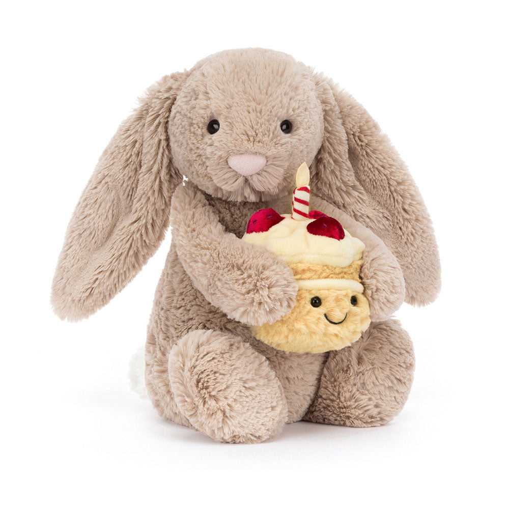 Jellycat - Bashful Beige Bunny Birthday – Fetch Mkt.