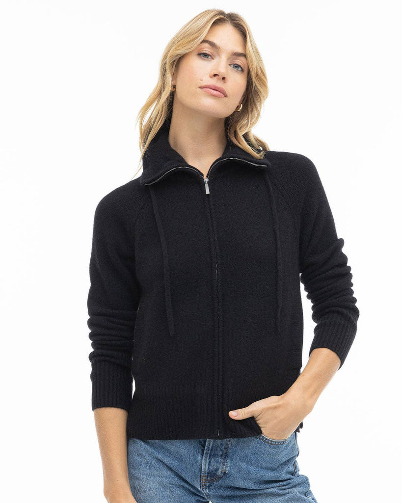 Pura Cashmere - Cashmere Drawstring Cardigan