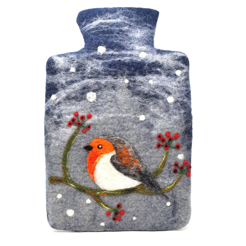 Robin Felt Hot Water Bottles - Fair Trade