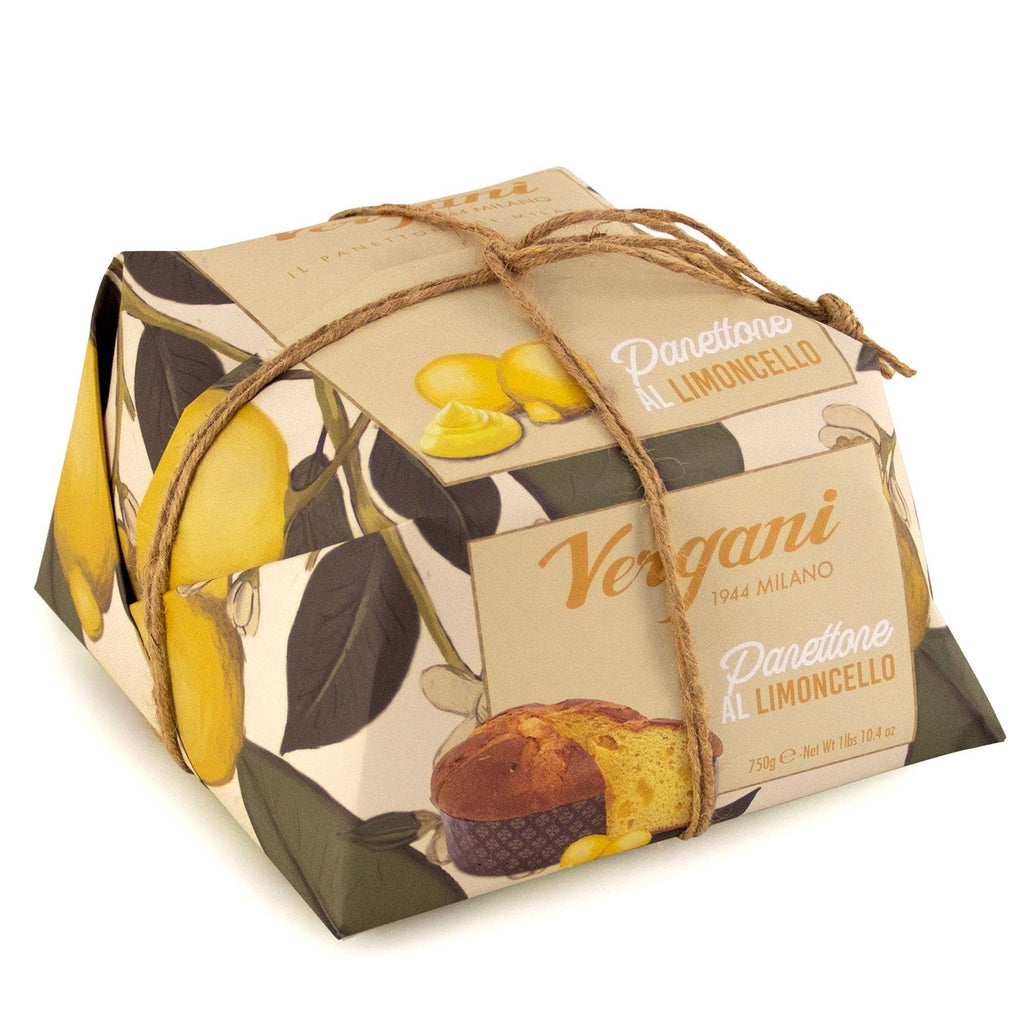 Food To Live - Vergani Limoncello Panettone - 750g (1.65 lb)