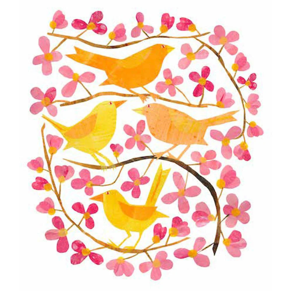 PPD -  Cherry Blossoms and Birds Paper Cocktail Napkins