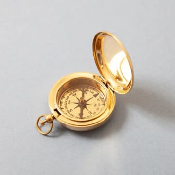 Atlantic Folk Solid Brass Compass