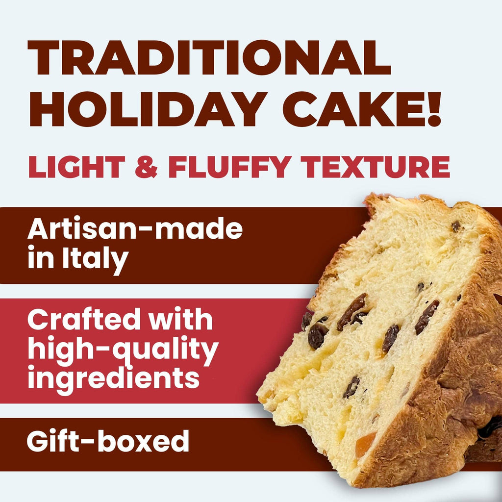 Food To Live - Vergani Classic Milan Panettone -750g (1.65 lb)