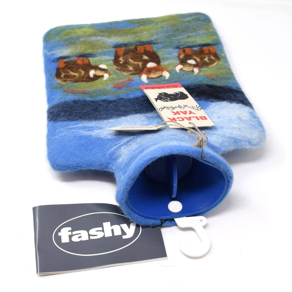 Highland Cow Felt Hot Water Bottles - Fair Trade