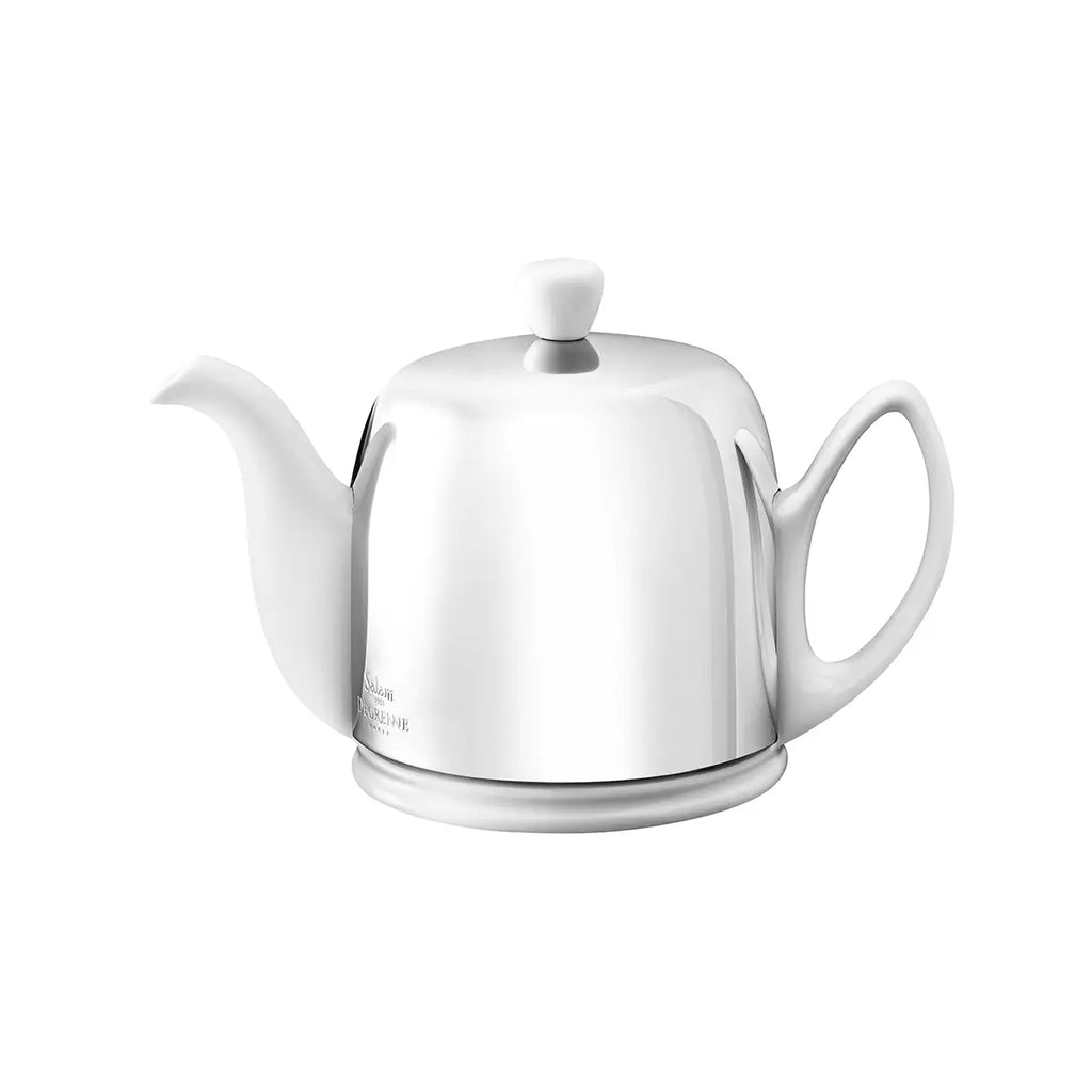 Degrenne- Salam Teapot - 4 Cups (23 oz) Ceramic & Stainless Steel