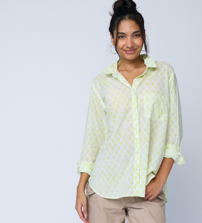 and for Good - Good Boyfriend Shirt - Sunflower Citron