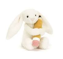 JellyCat - Bashful Grey Bunny