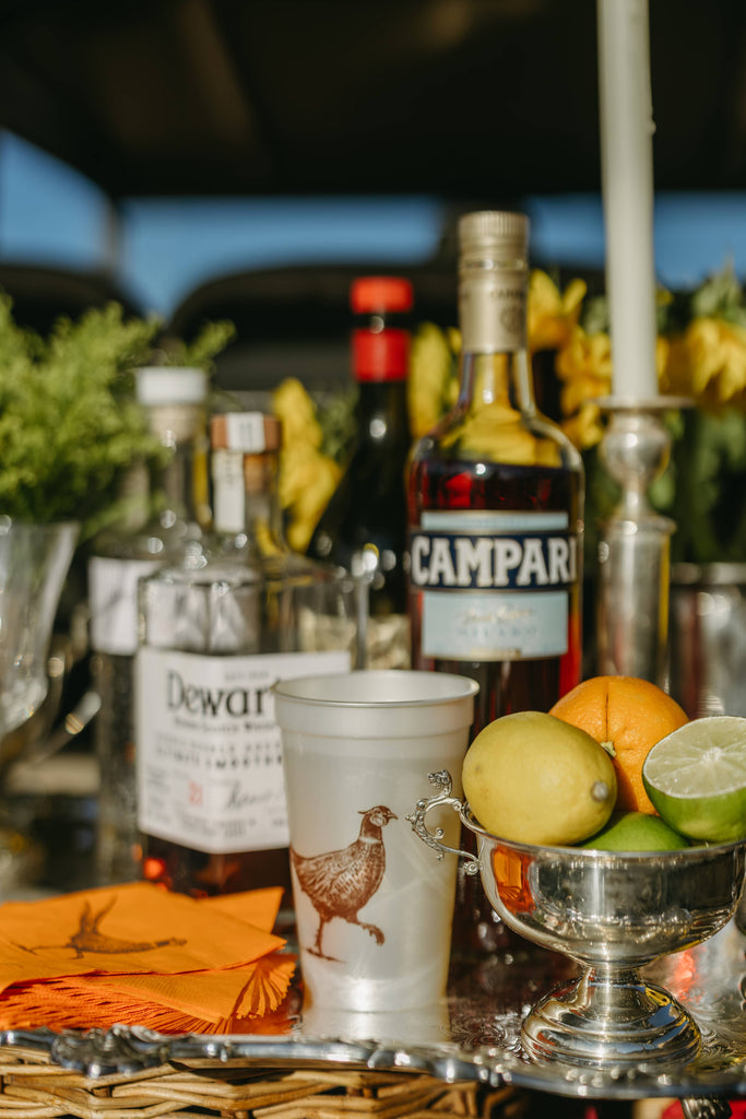 Alexa Pulitzer - Pheasant Strut 16oz Pearlized Cups