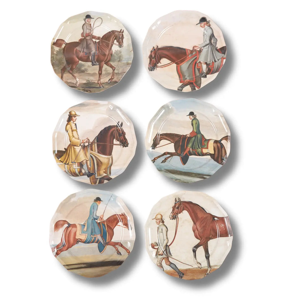 Siren Song - Equine Side Plates, set of 6