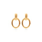 Capucine De Wulf - Cleopatra Regal Link Earrings in Gold