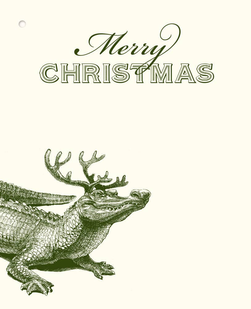Alexa Pulitzer - Christmas Gator Gift Tags