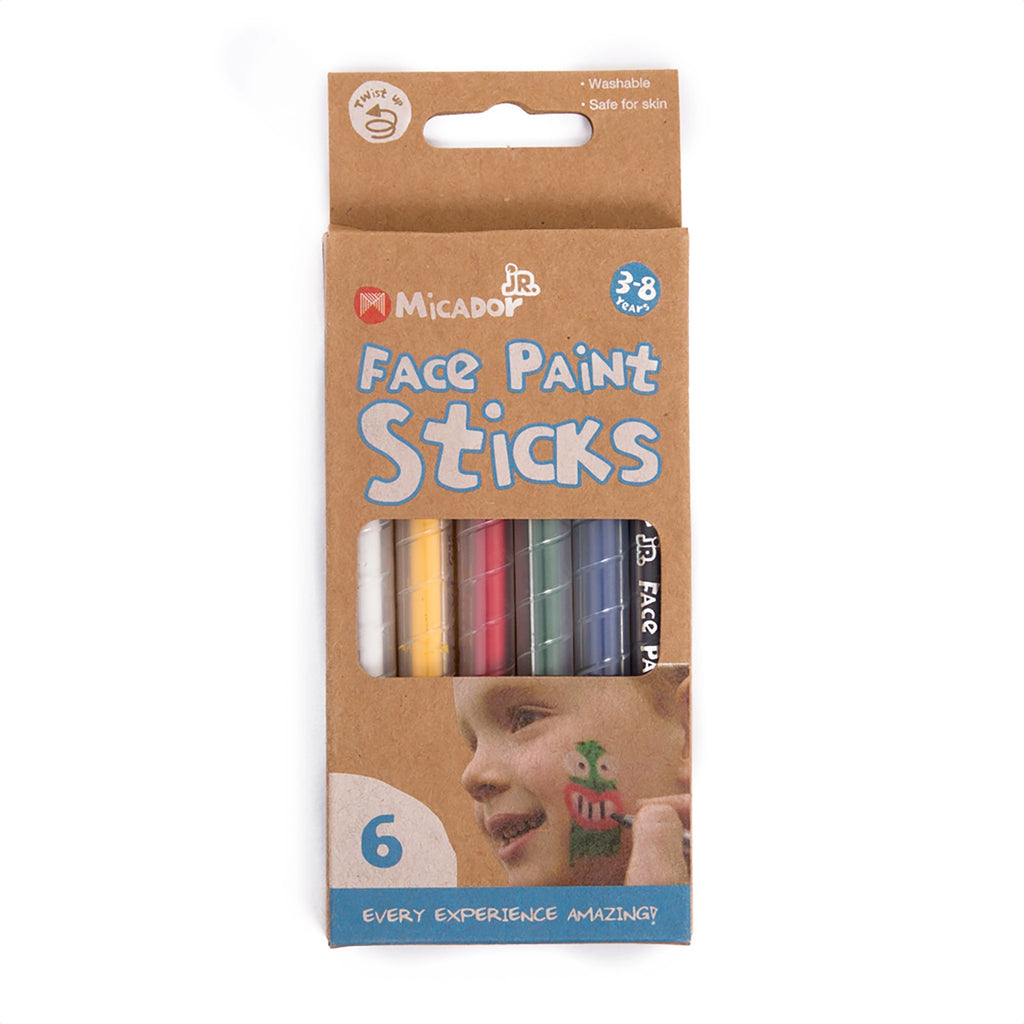 Micador Jr. - Face Paint Sticks, Set of 6