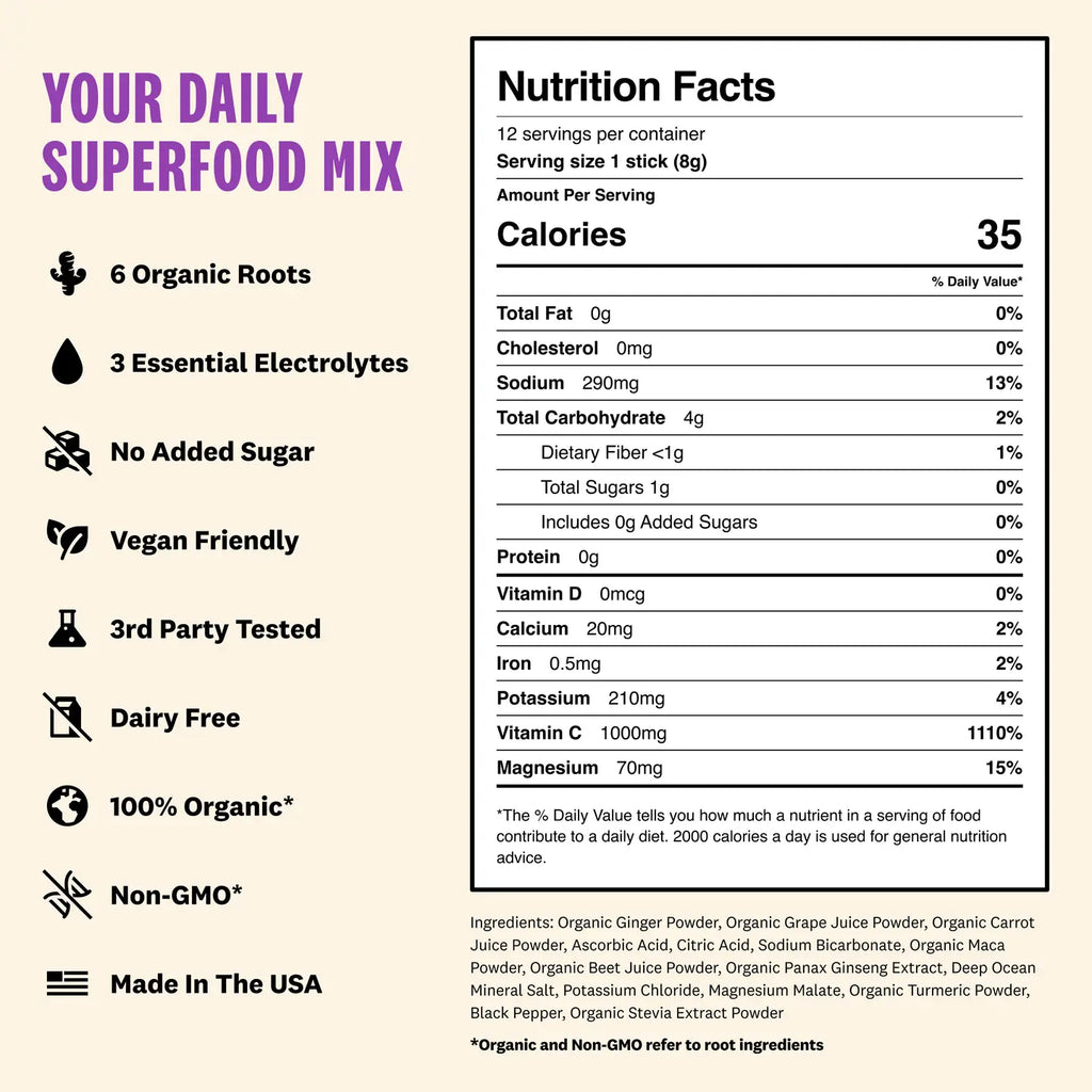 Superoot - Immunity & Hydration Superfood