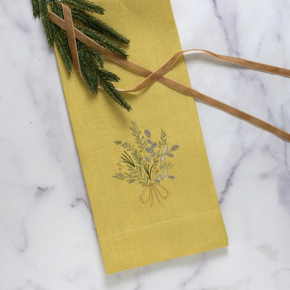 Linen Towel-Arte Italica and Crown Linen Designs