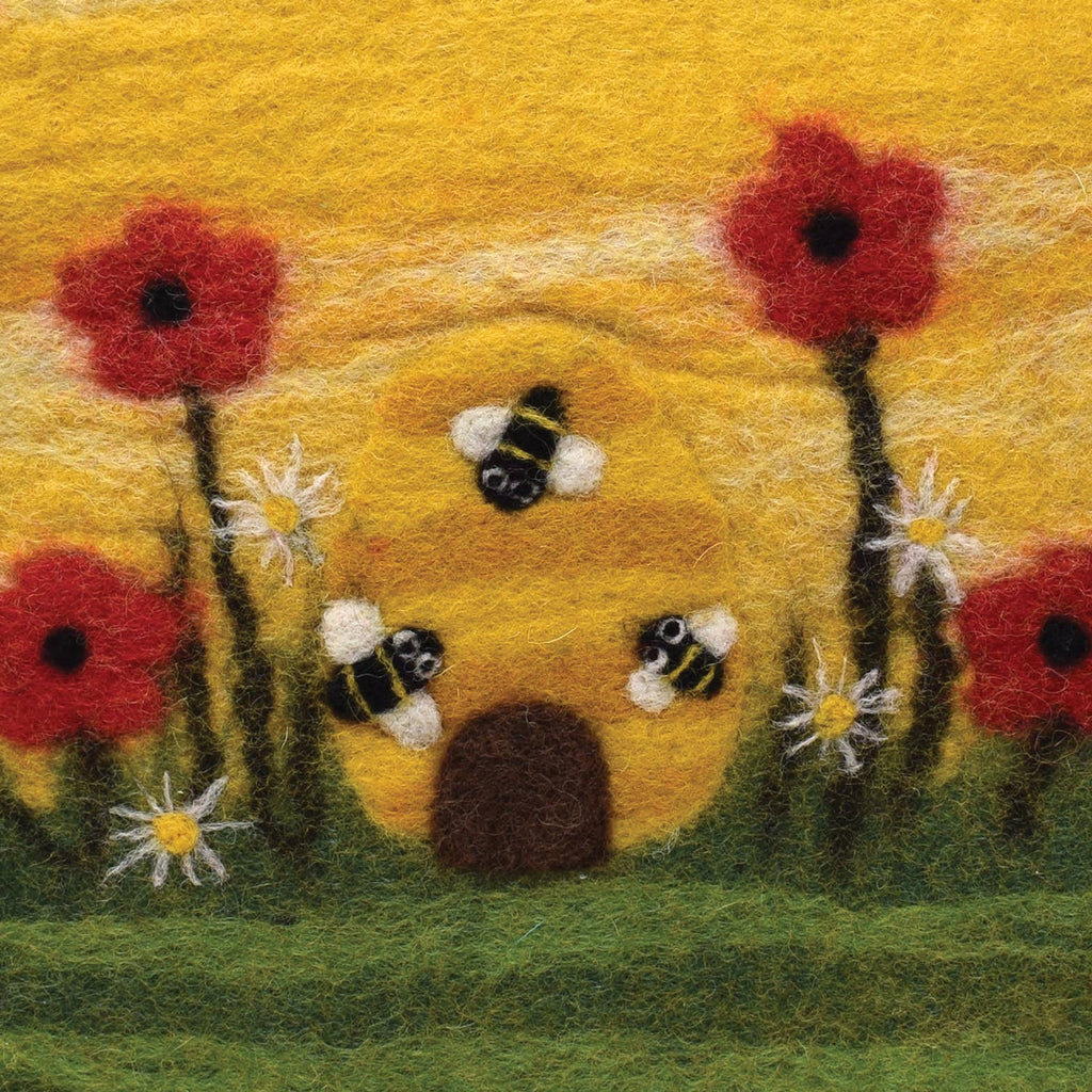 Bees Felt Hot Water Bottles - Fair Trade