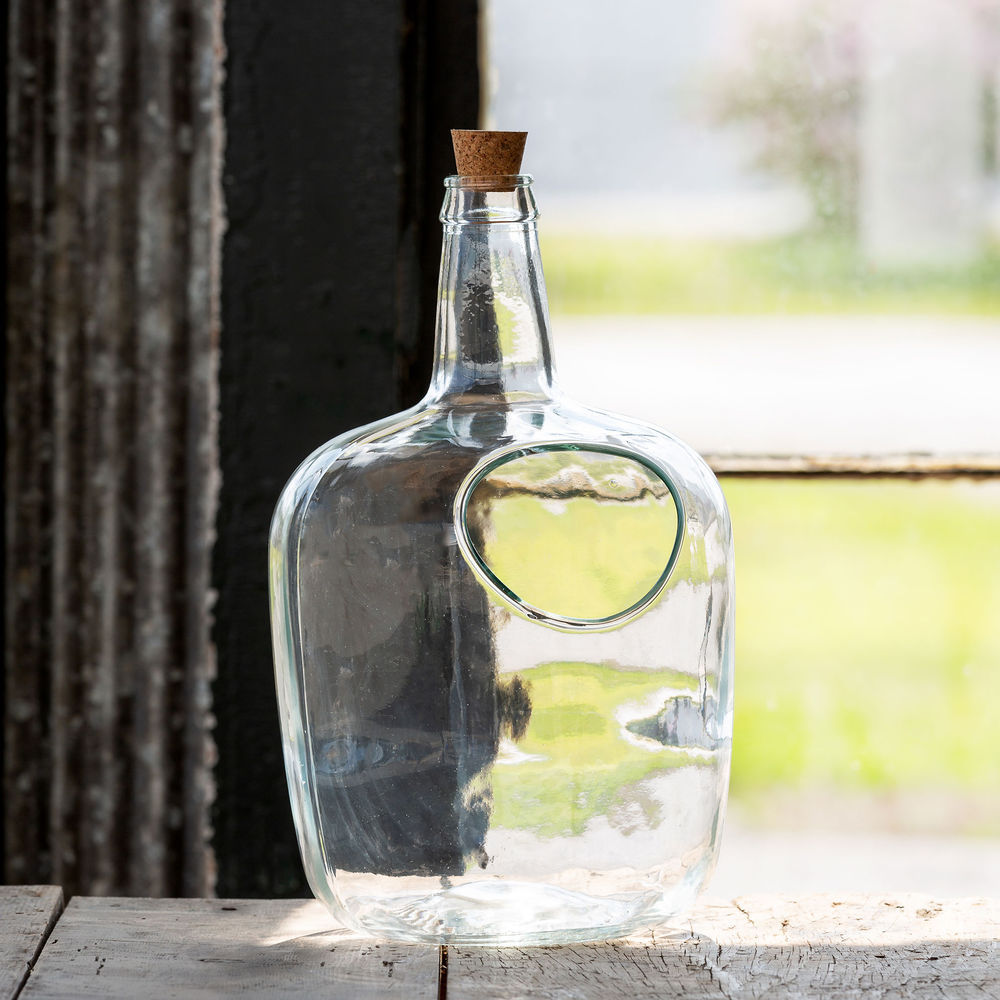 Park Hill Glass Bottle Terrarium Medium