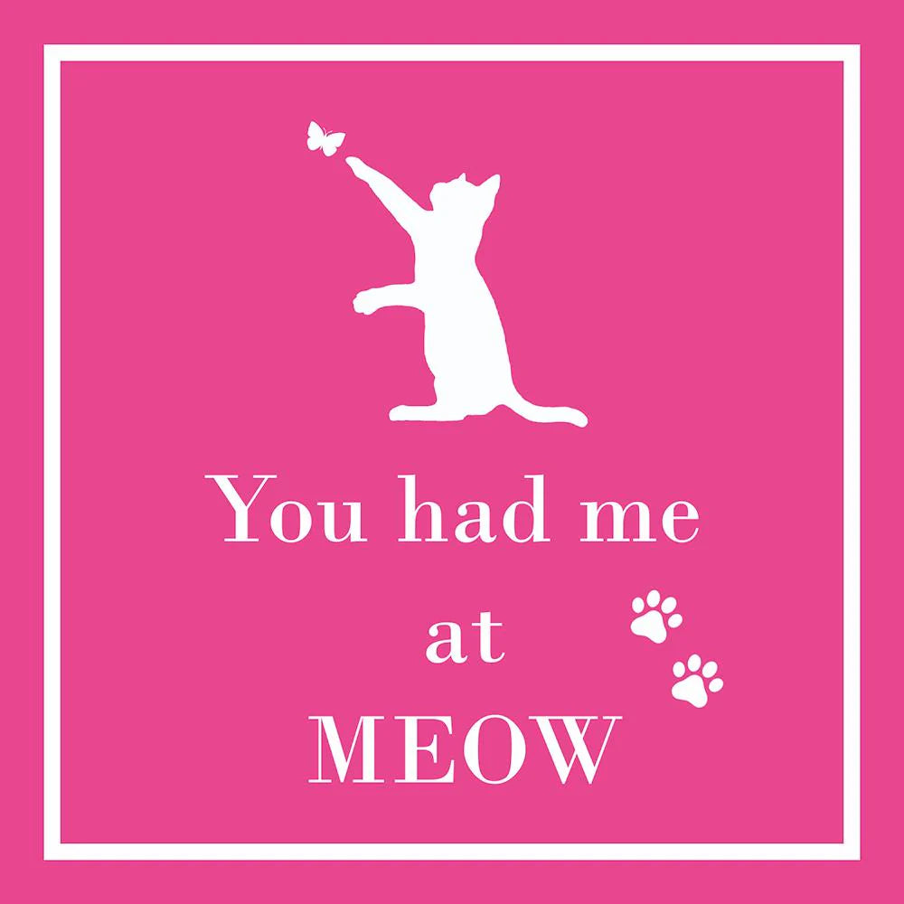 PPD -  You Had Me At Meow Paper Cocktail Napkins