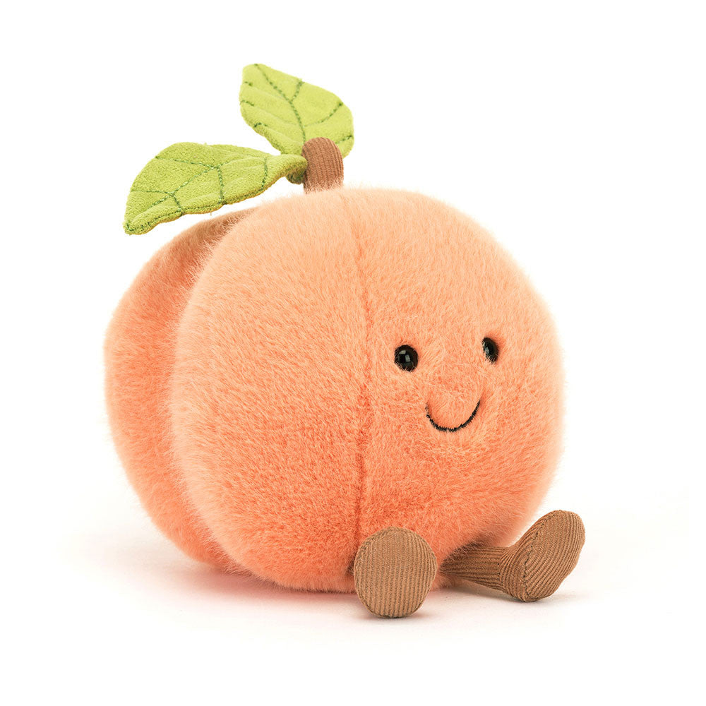 新品 ジェリーキャット Amuseables Peach ピーチ ぬいぐるみ Jellycat - Amuseables Peach – Fetch Mkt.