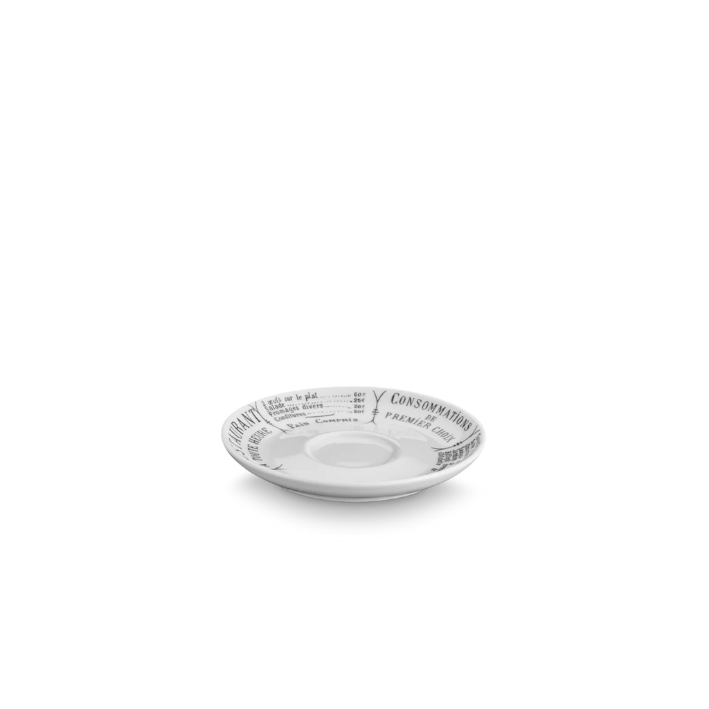 Pillivuyt - Brasserie Cups and Saucer Espresso Set
