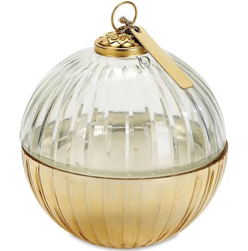 Zodax Etched Gold Ornament Candle