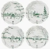 Juliska - Country Estate Evergreen party plates (4)