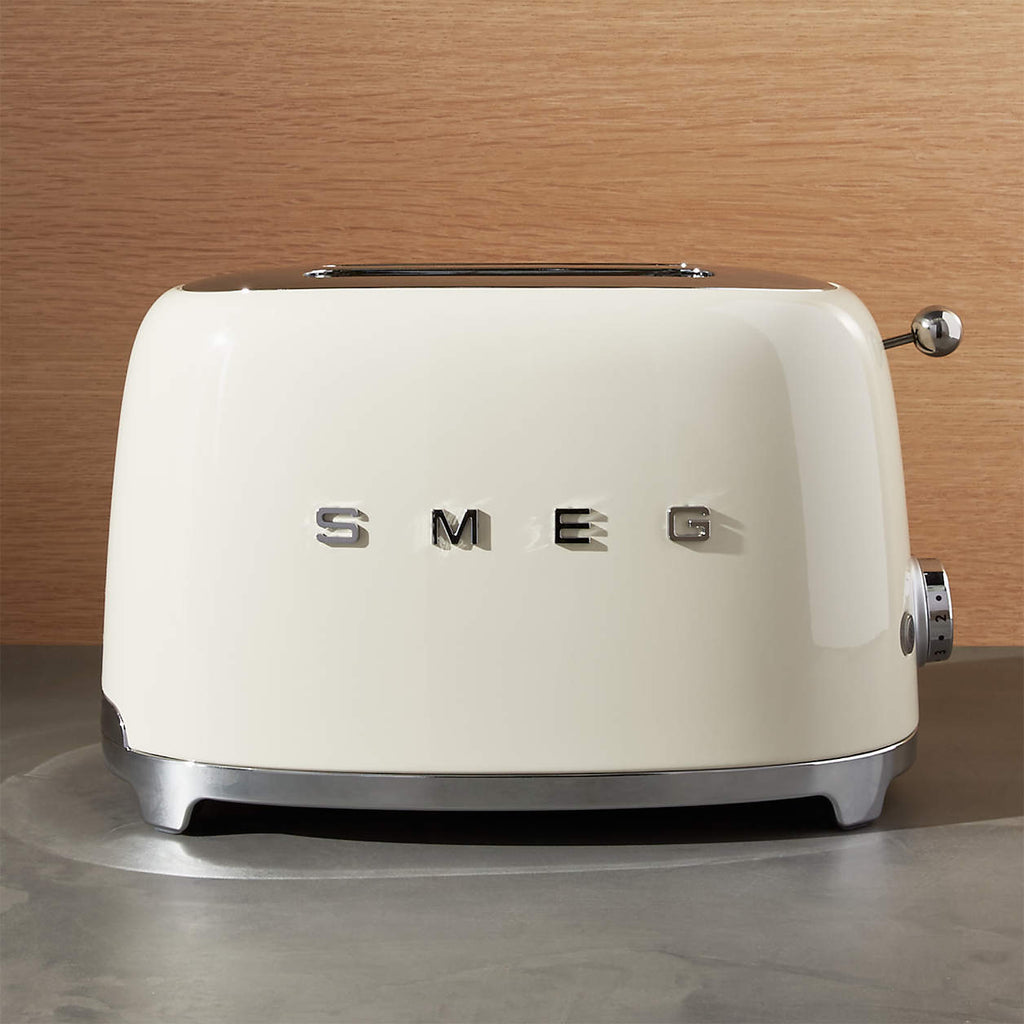 Smeg - E2 Slice Toaster, Chrome