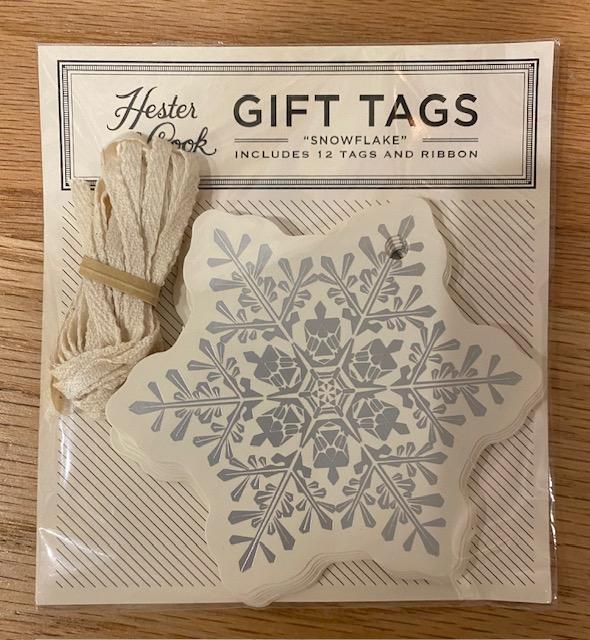Hester & Cook Snowflake Gift Tags