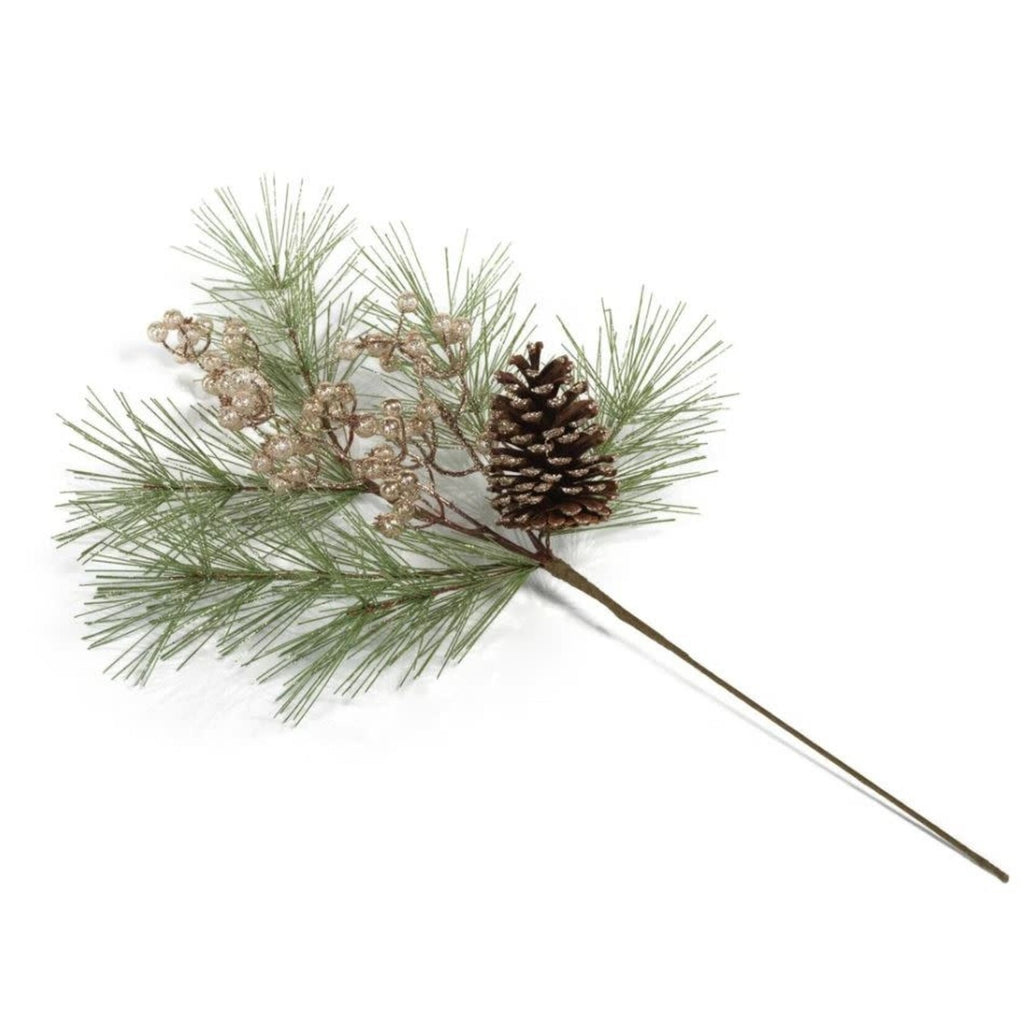 Zodax Needle Pine Tree Glitter Branch