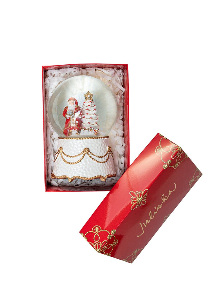 Juliska - Berry & Thread Musical Gold/Silver Santa Snow Globe