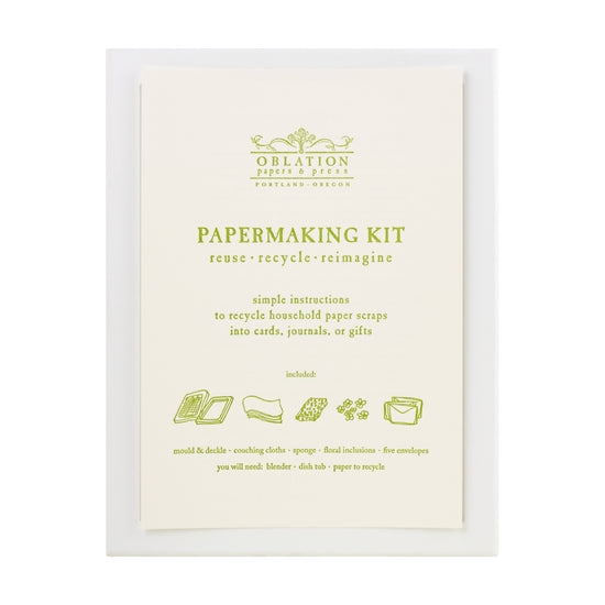 Oblation Papers and Press - Handmade Papermaking Kit