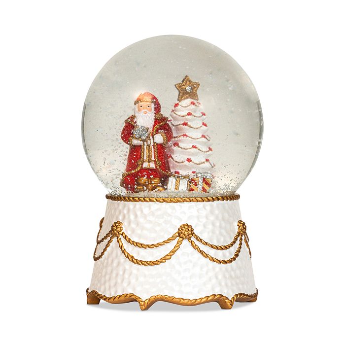 Juliska - Berry & Thread Musical Gold/Silver Santa Snow Globe
