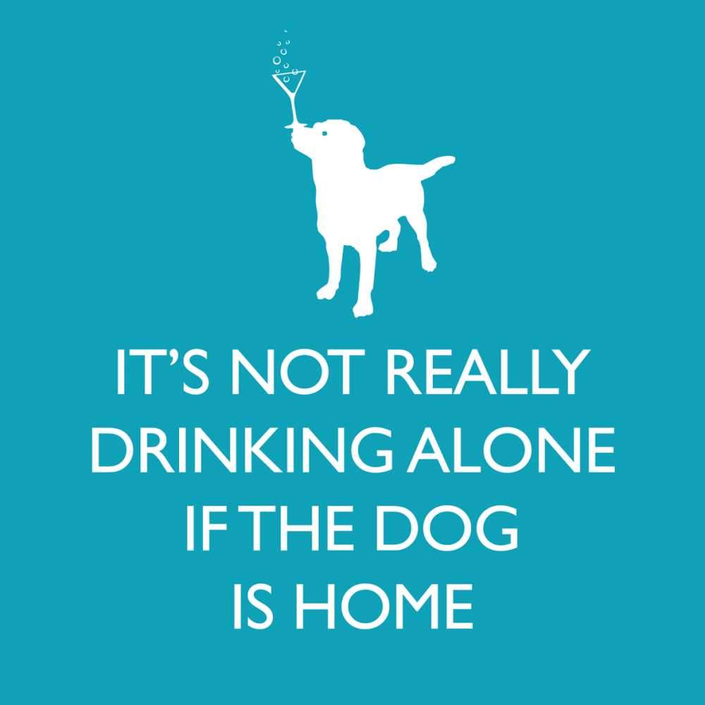 PPD - If The Dog Is Home Beverage/Cocktail Paper Napkins