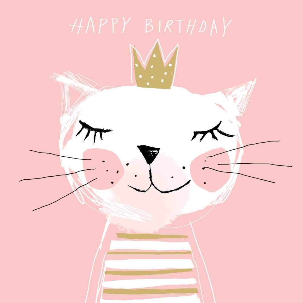PPD - Happy Birthday Princess Beverage/Cocktail Paper Napkins