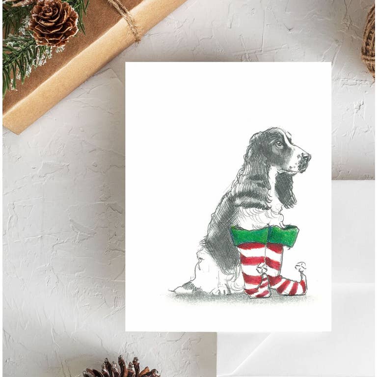 Fable & Sage Cards - English Springer Spaniel Holiday Cards