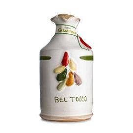 Zia Pia - Galantino - Handpainted Ceramic Extra Virgin Olive Oil with Fresh Aromatic Herbs
