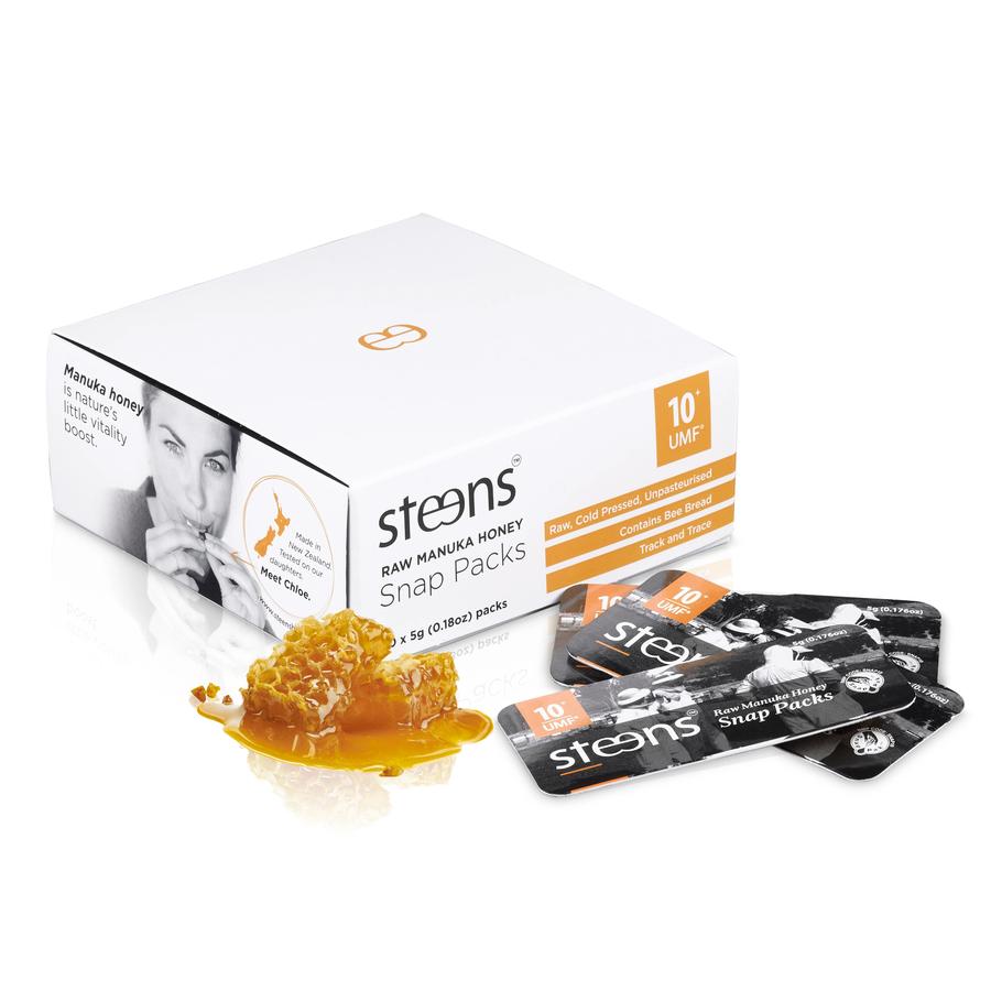 STEENS - Raw Manuka Honey - UMF 10+ - Snap Pack