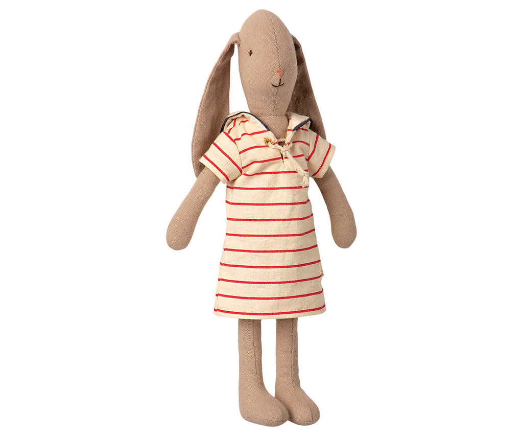 Maileg - Bunny Size 2, Striped Dress