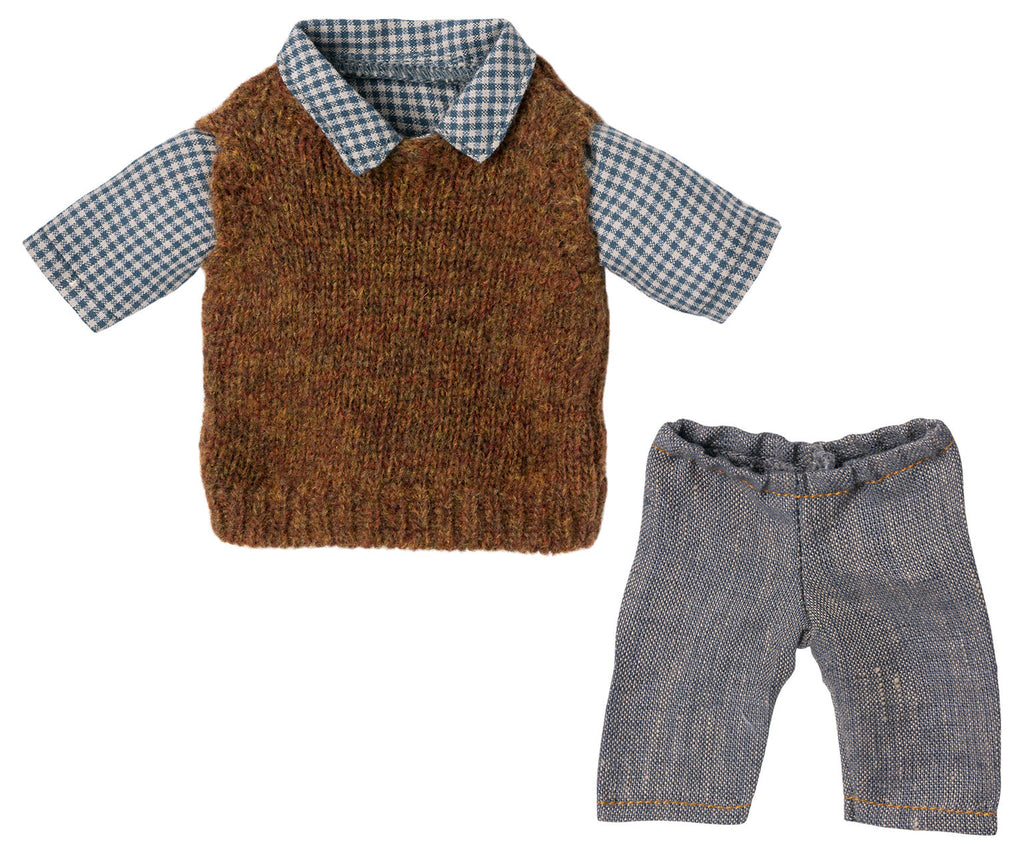 Maileg - Shirt, Pullover and Pants for Teddy Dad