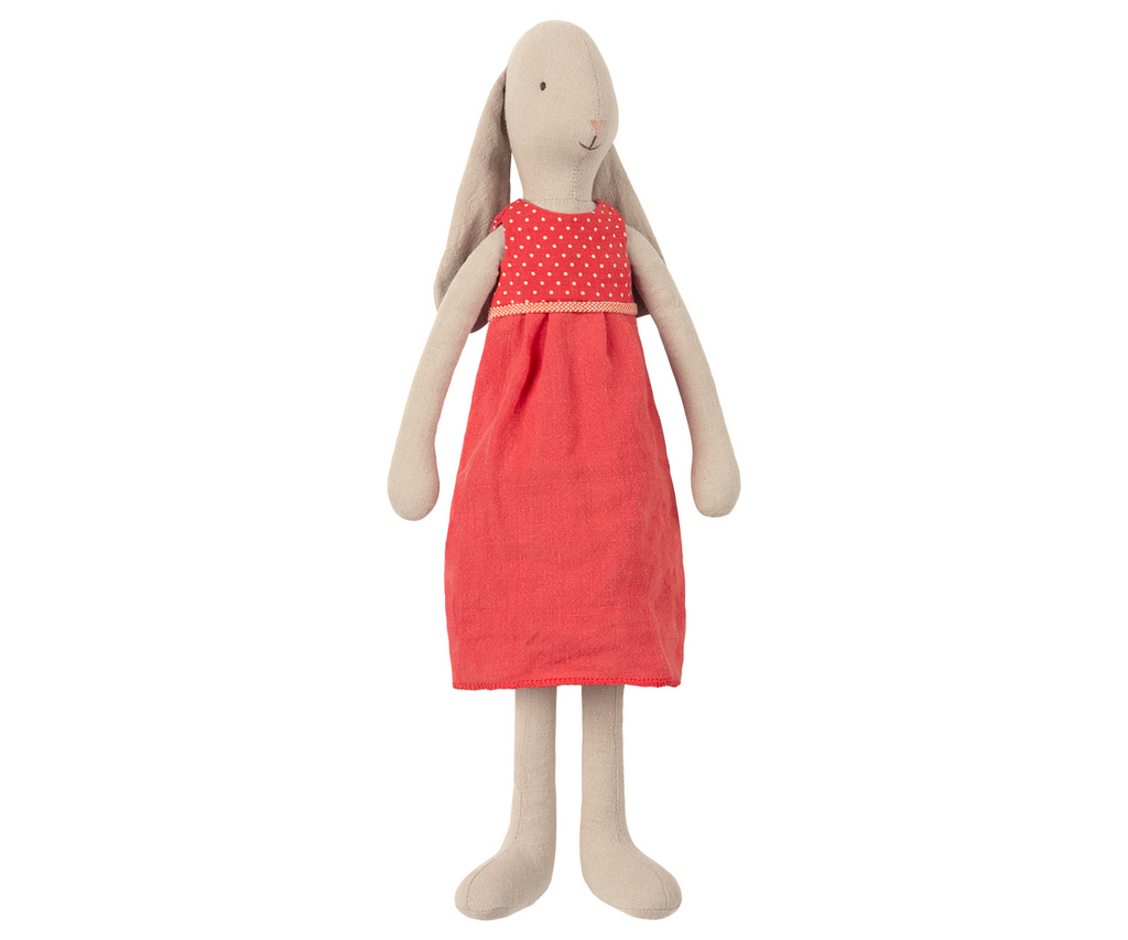Maileg - Bunny Size 3, Red Dress