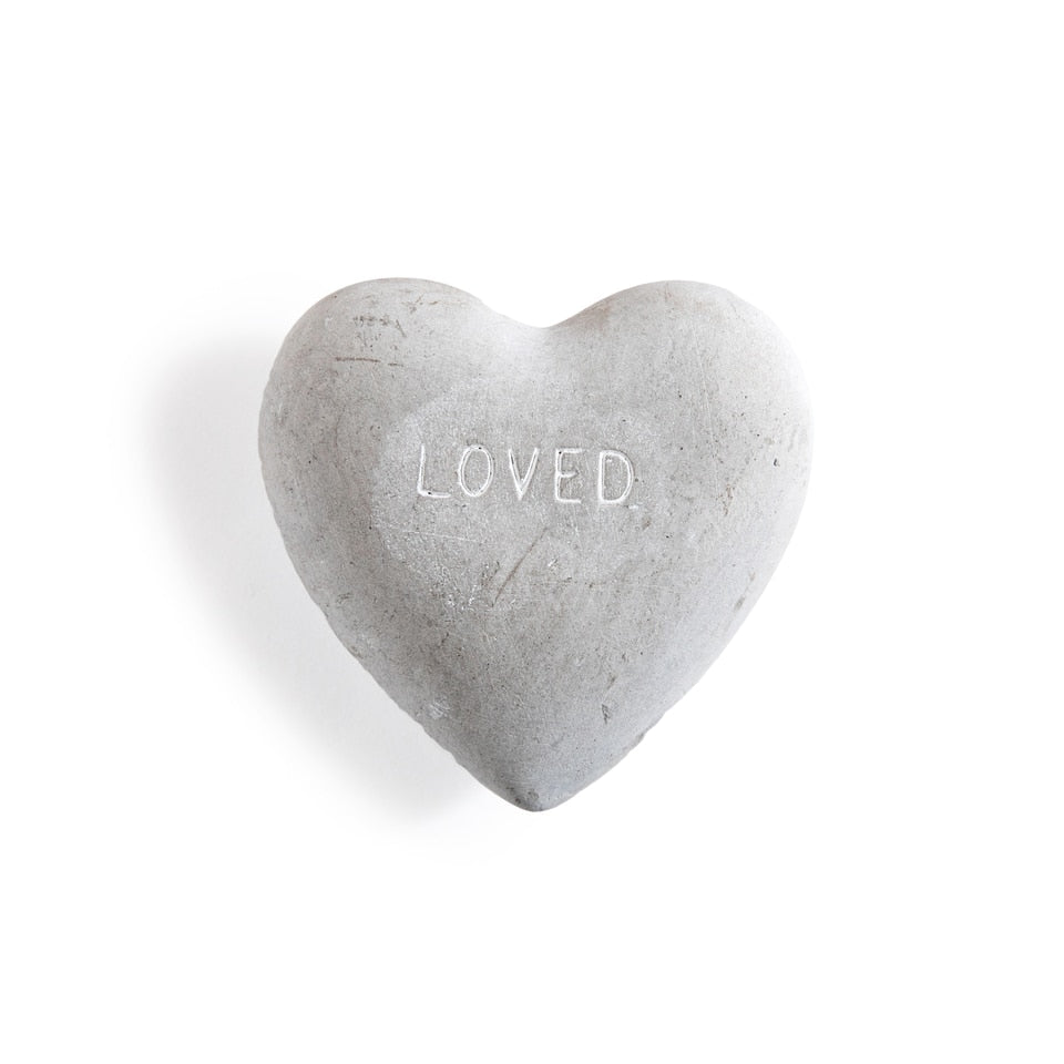 Sugarboo Stone Heart - Various sayings