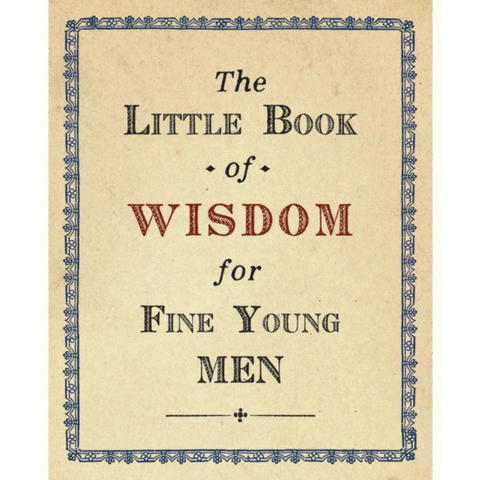 Sugarboo Designs The Little Book of Wisdom for FIne Young Men