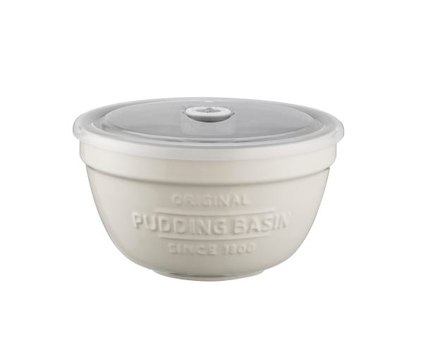 Mason Cash - Innovative Kitchen Pudding Basin with Lid, Cream