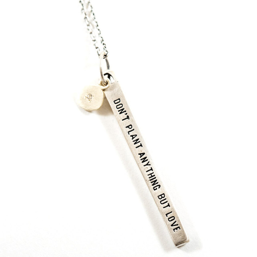 Sugarboo Don't Plant Anything But Love Necklace