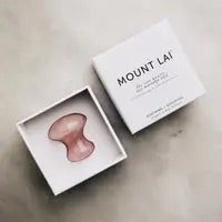 Mount Lai - De-Puffing Rose Quartz Eye Massage Tool